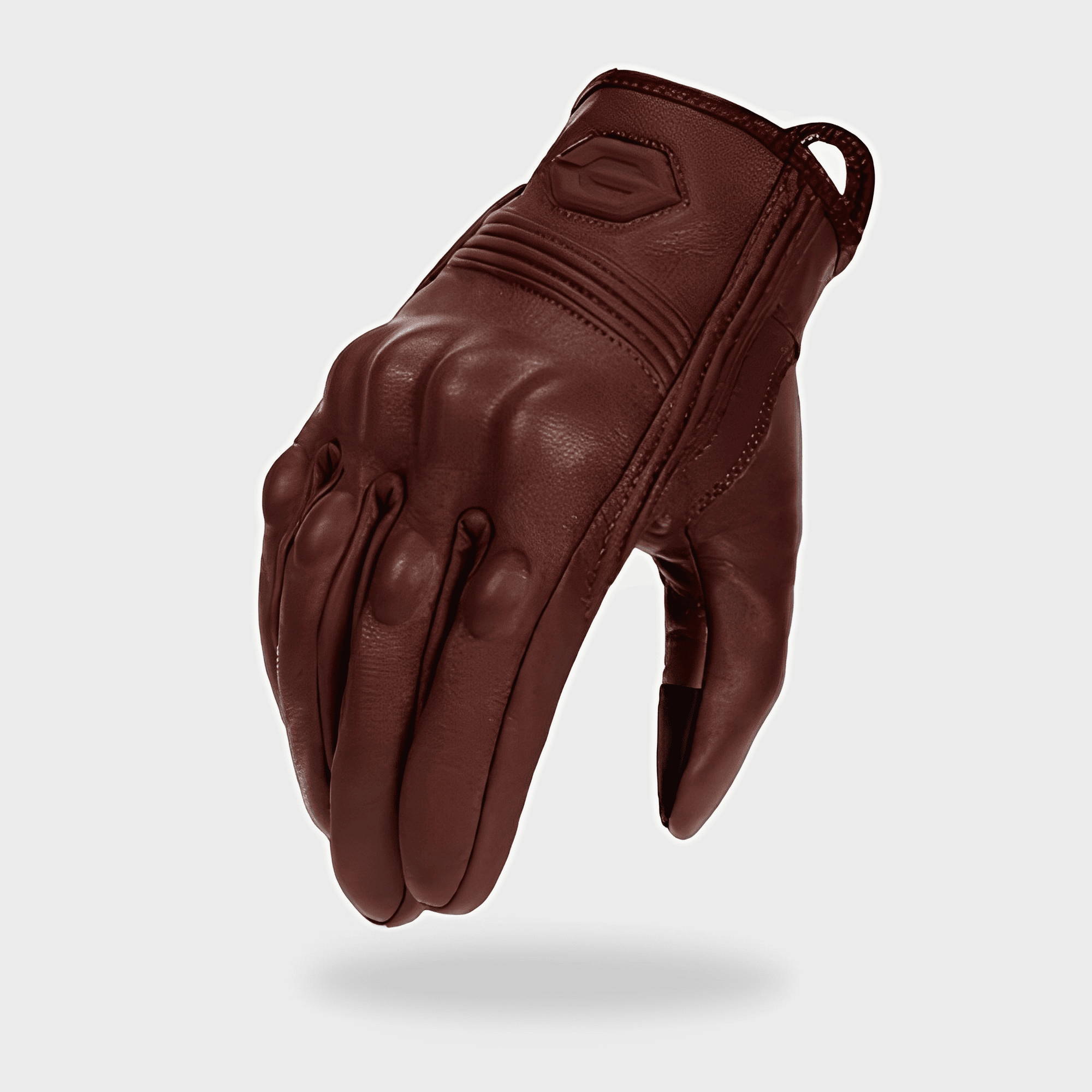 Gants Moto Cuire Vintage Tactiles