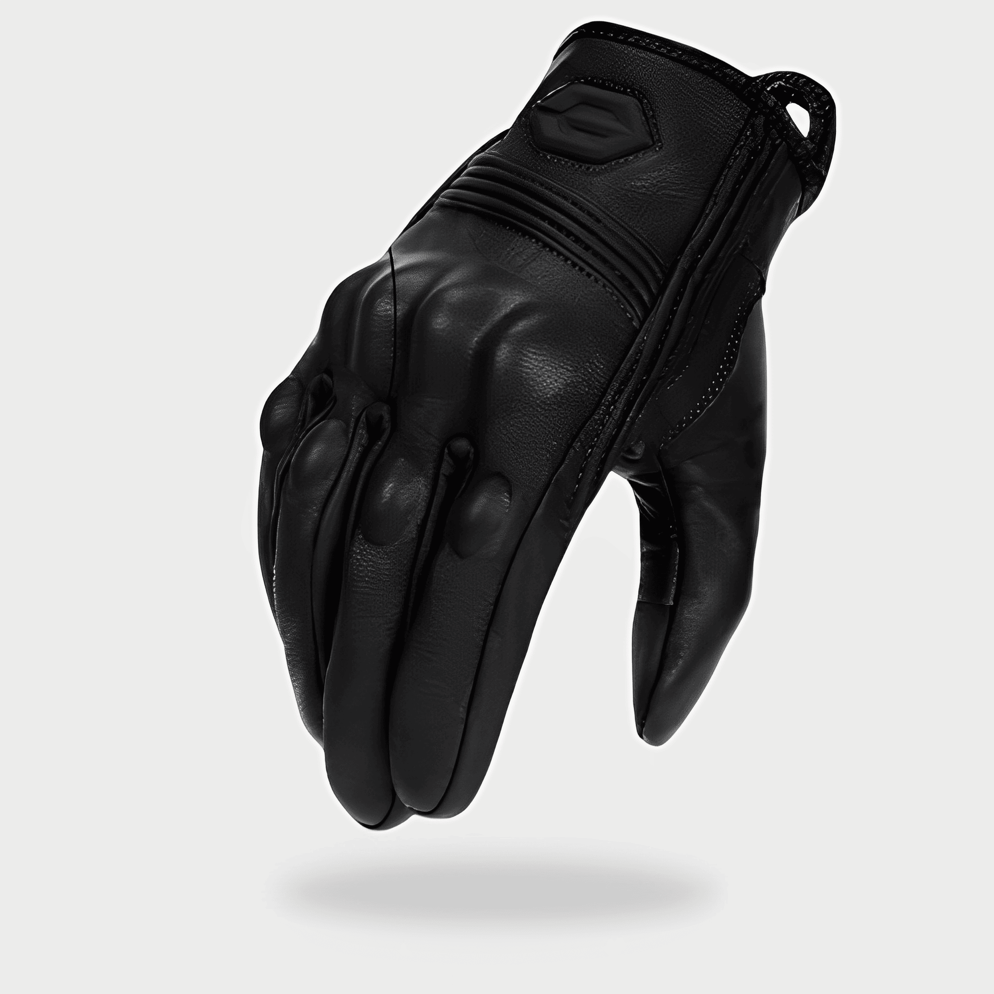 Gants Moto Cuire Vintage Tactiles