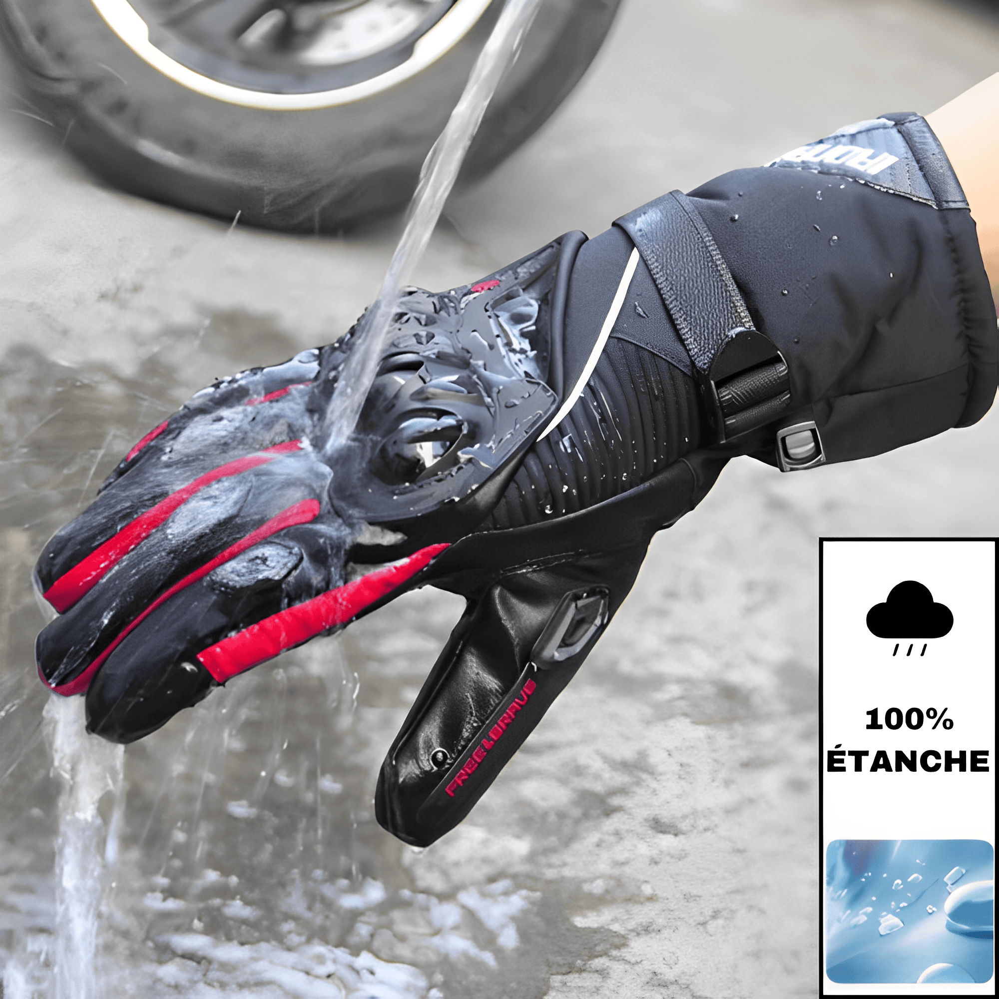 Gants Moto Hiver Tactiles | ArcticGuard™