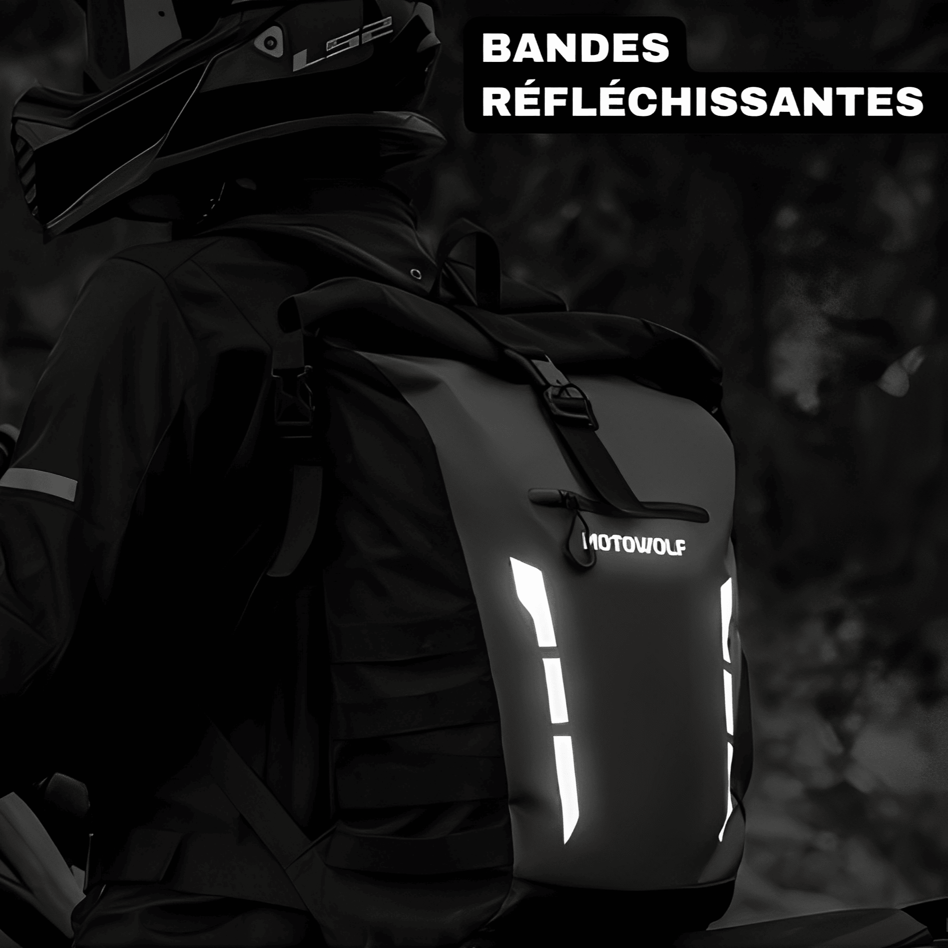 Sac à Dos Moto Étanche | Motowolf™