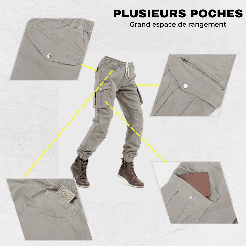 Pantalon Cargo Moto Homme | CargoPlus™