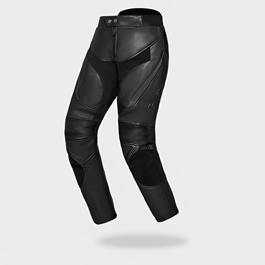 Pantalon moto homme en cuir PU | FrostGuard™