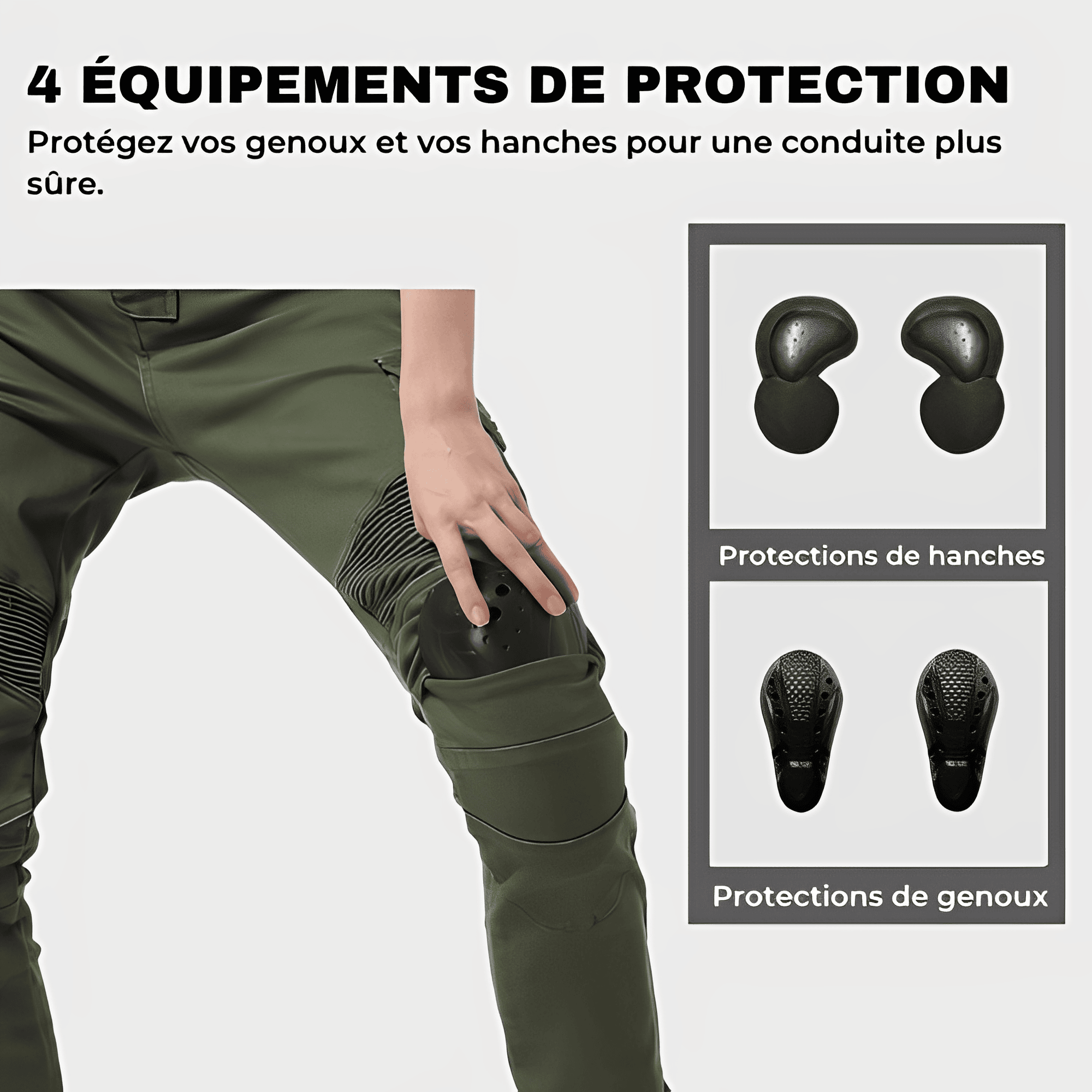 Jean Moto Femme Vert | ArmorX™