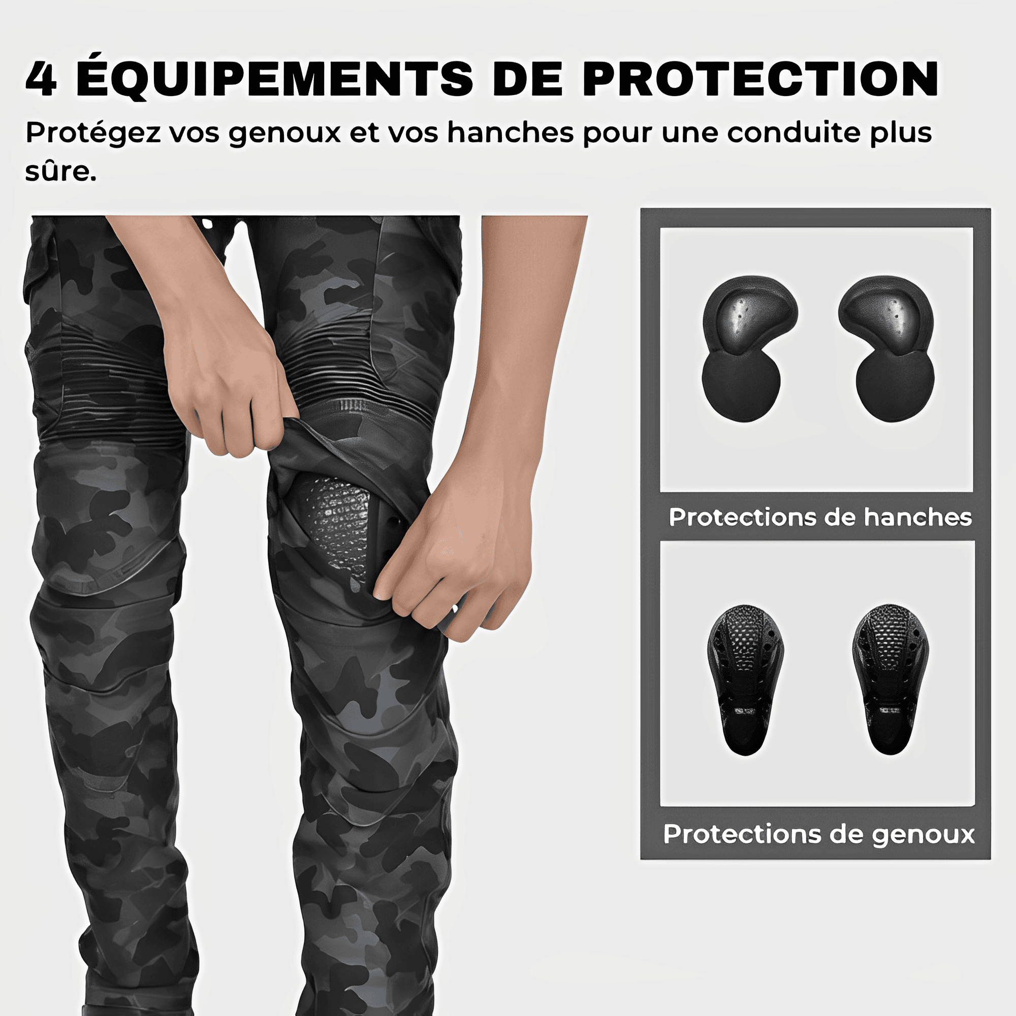 Jean Moto Femme Camouflage | ArmorX™