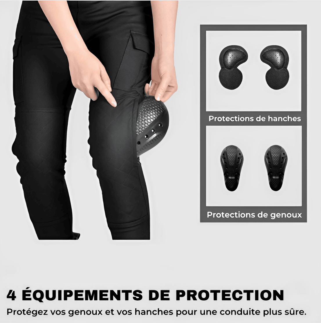 Pantalon Moto Femme | T-Shield™