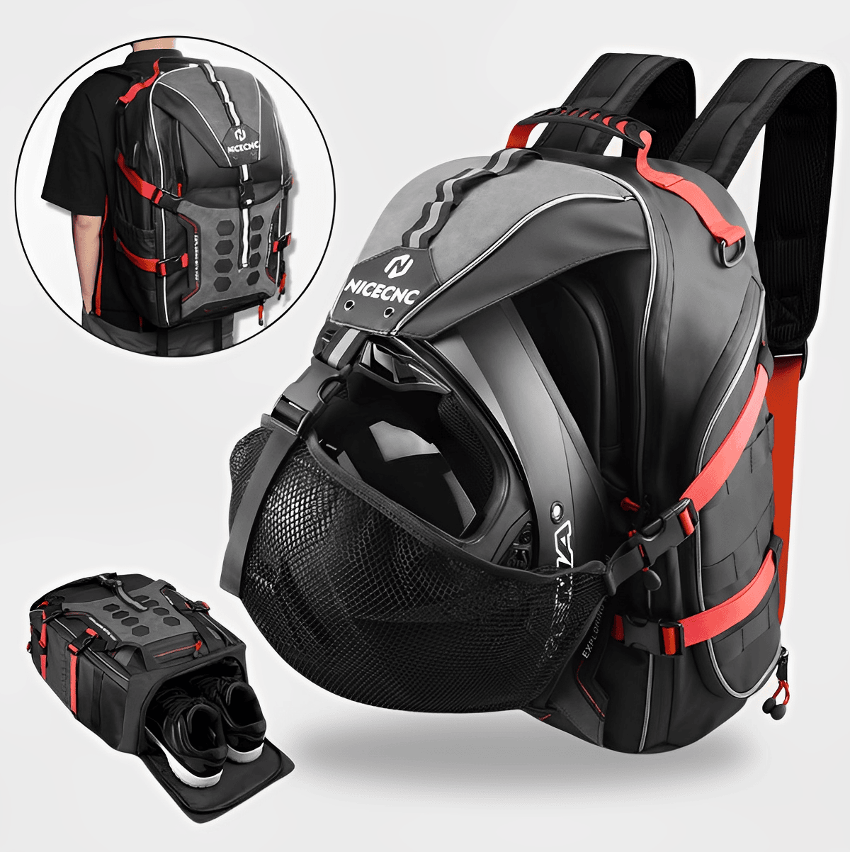 Sac à dos casque moto | VortexPro™