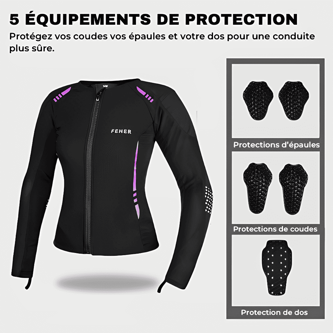 Gilet de Protection Moto Femme | Feheride™