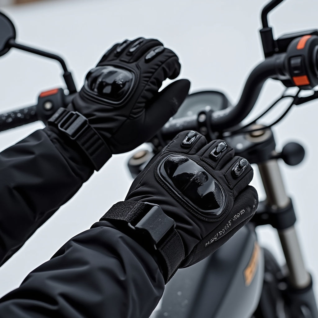 Gants Moto Hiver Tactiles | ArcticGuard™