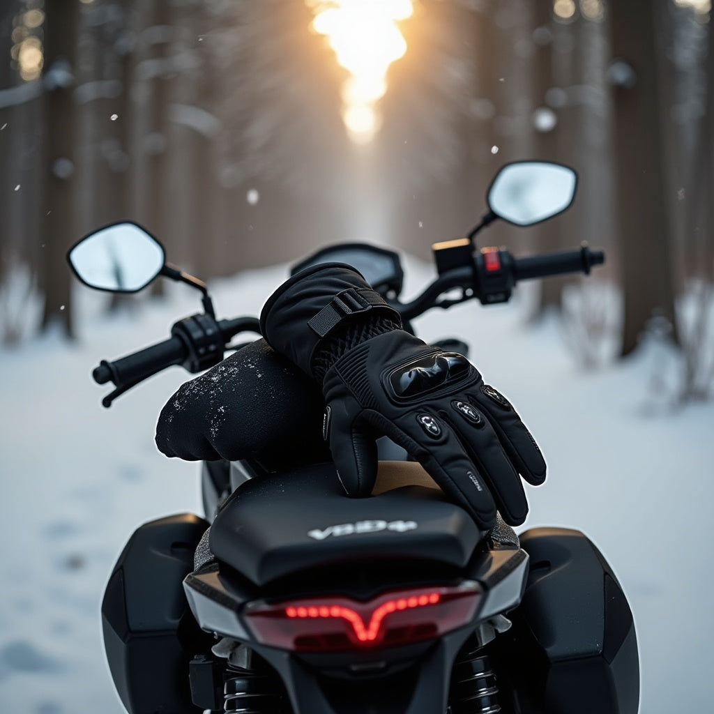 Gants Moto Hiver Tactiles | ArcticGuard™